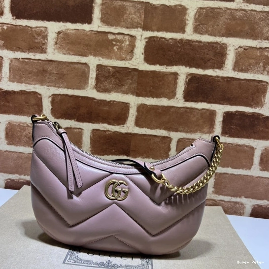 Hyperpeter half-moon-shaped GG GUCCI Marmont small bag 0726